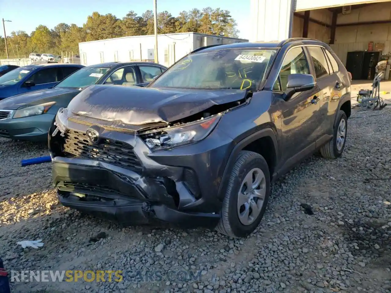 2 Photograph of a damaged car 2T3K1RFV5MC172850 TOYOTA RAV4 2021