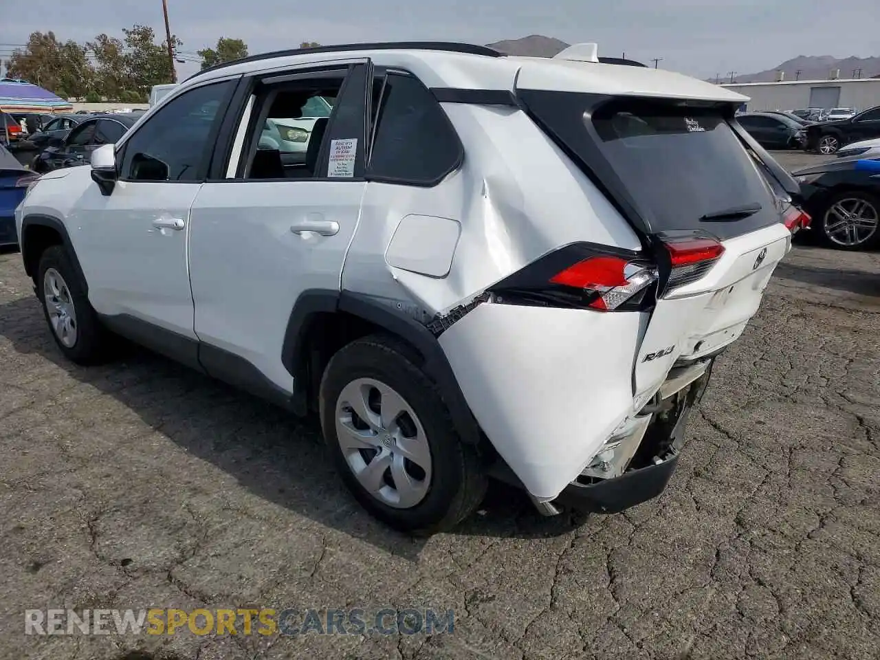 2 Photograph of a damaged car 2T3K1RFV6MC104282 TOYOTA RAV4 2021
