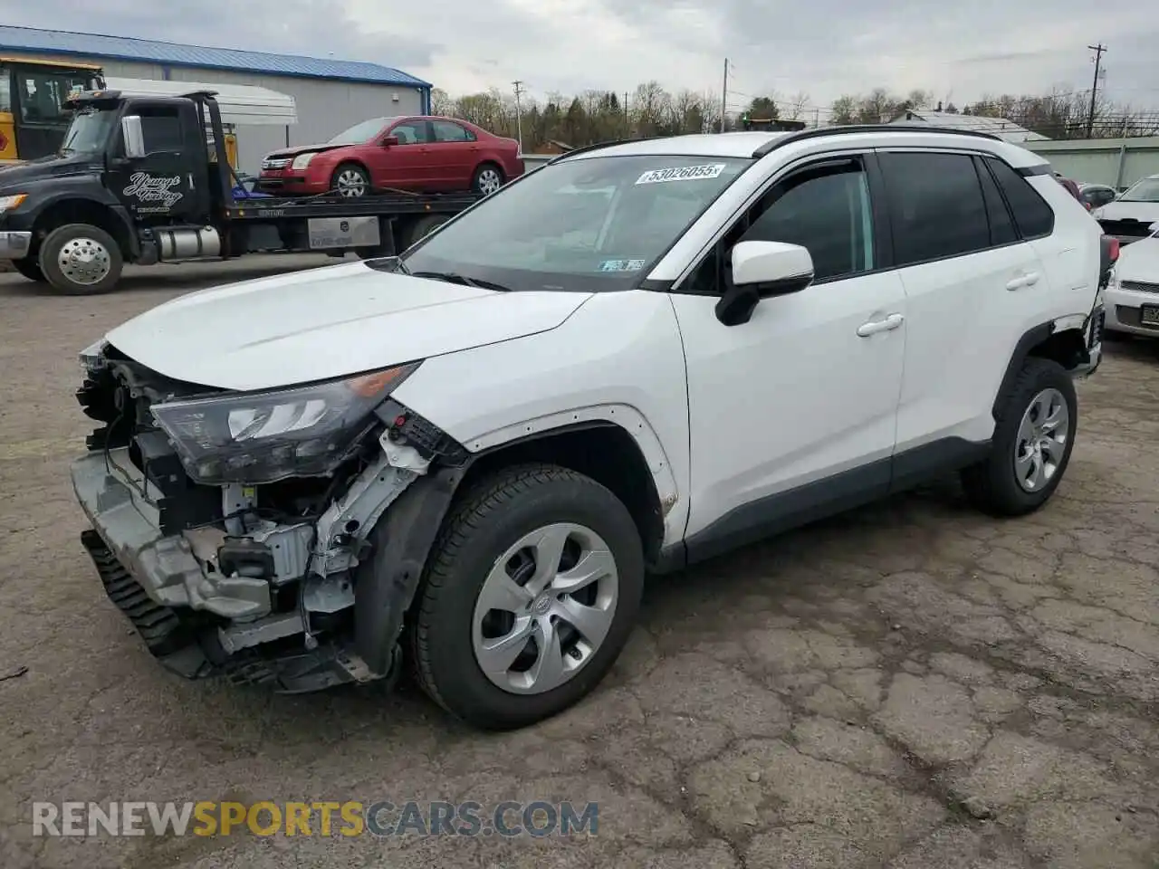 1 Photograph of a damaged car 2T3K1RFV7MC160196 TOYOTA RAV4 2021