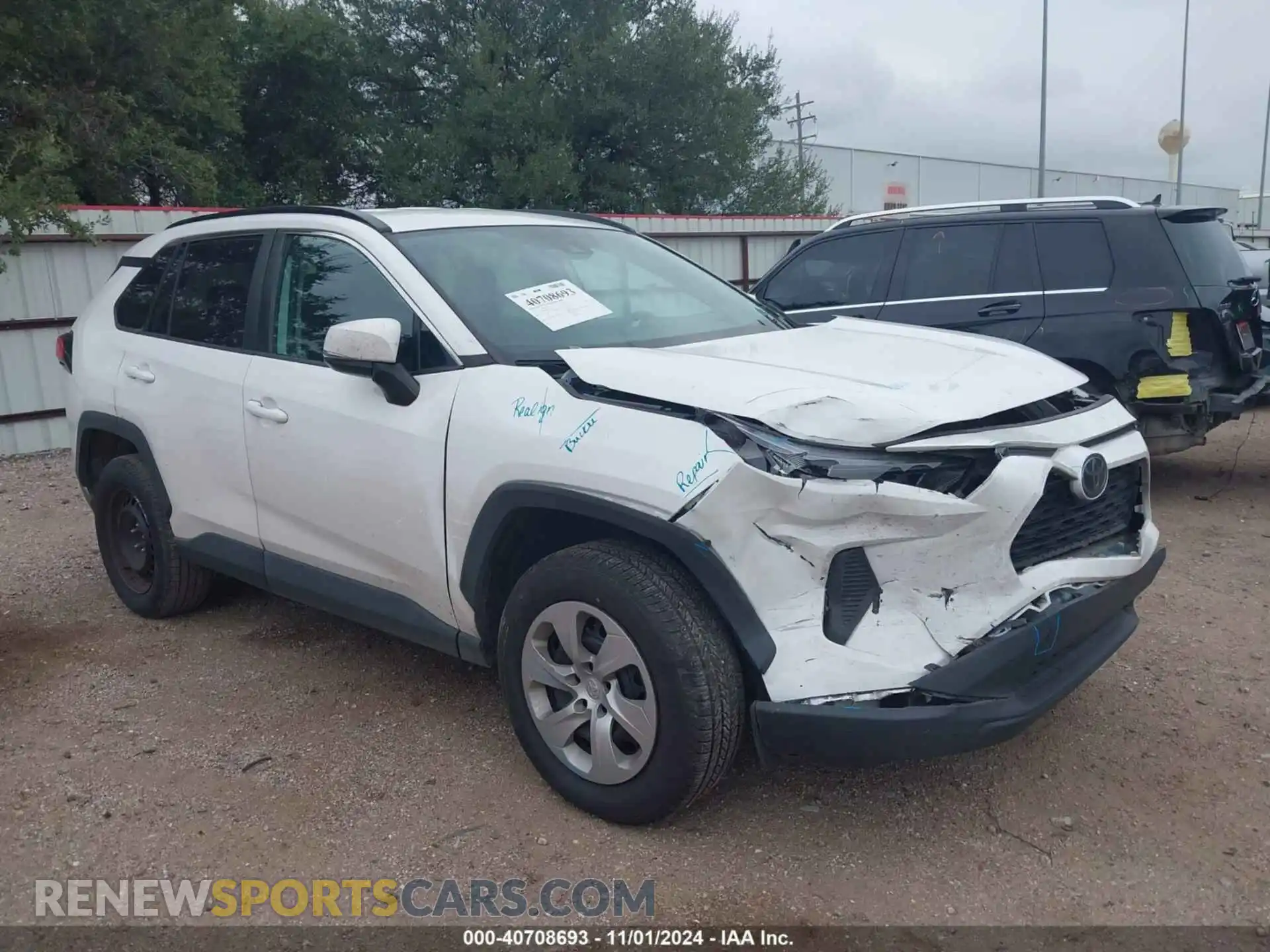 1 fotografías del automóvil dañado 2T3K1RFV7MW121106 TOYOTA RAV4 2021
