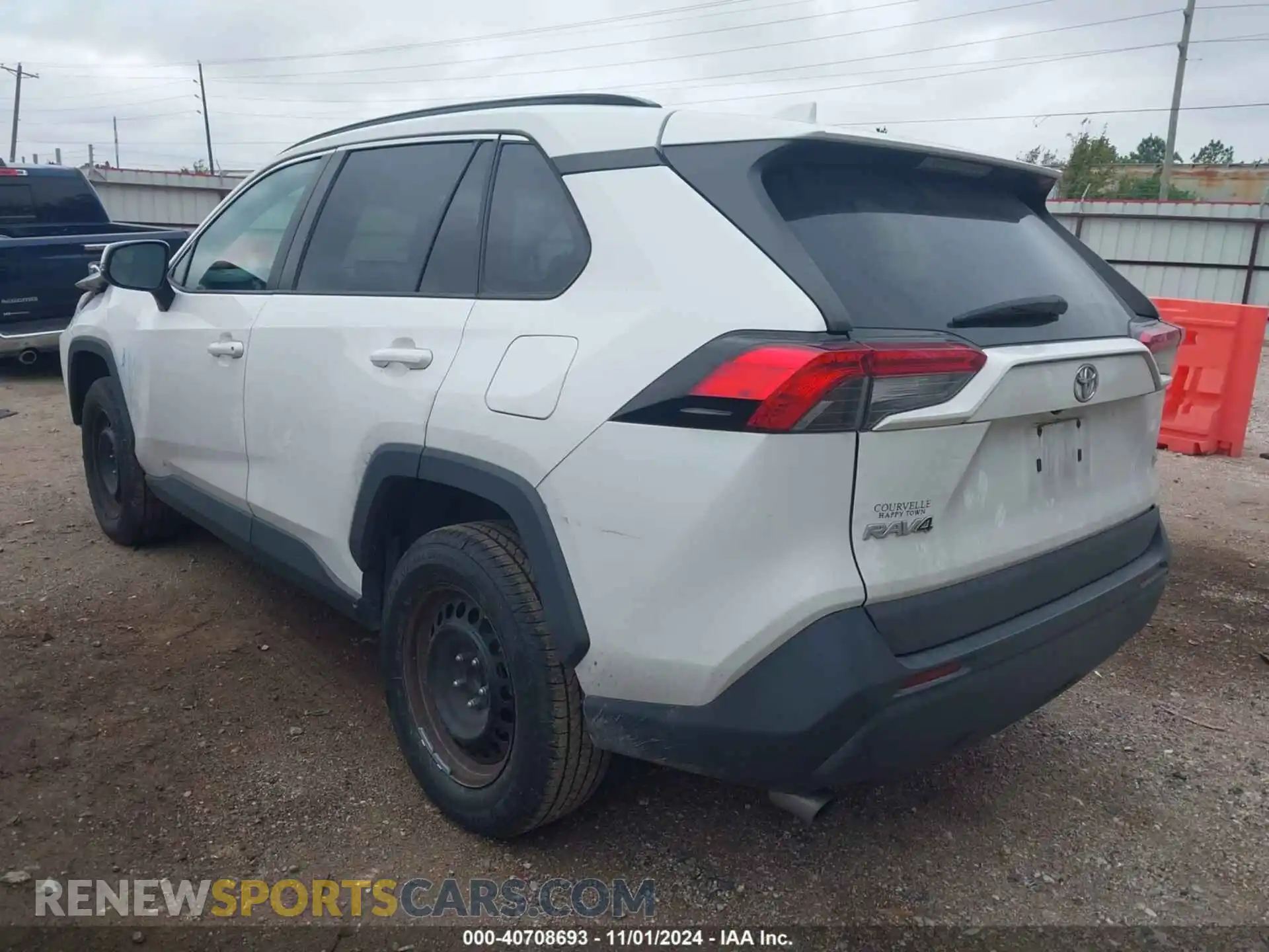 3 fotografías del automóvil dañado 2T3K1RFV7MW121106 TOYOTA RAV4 2021