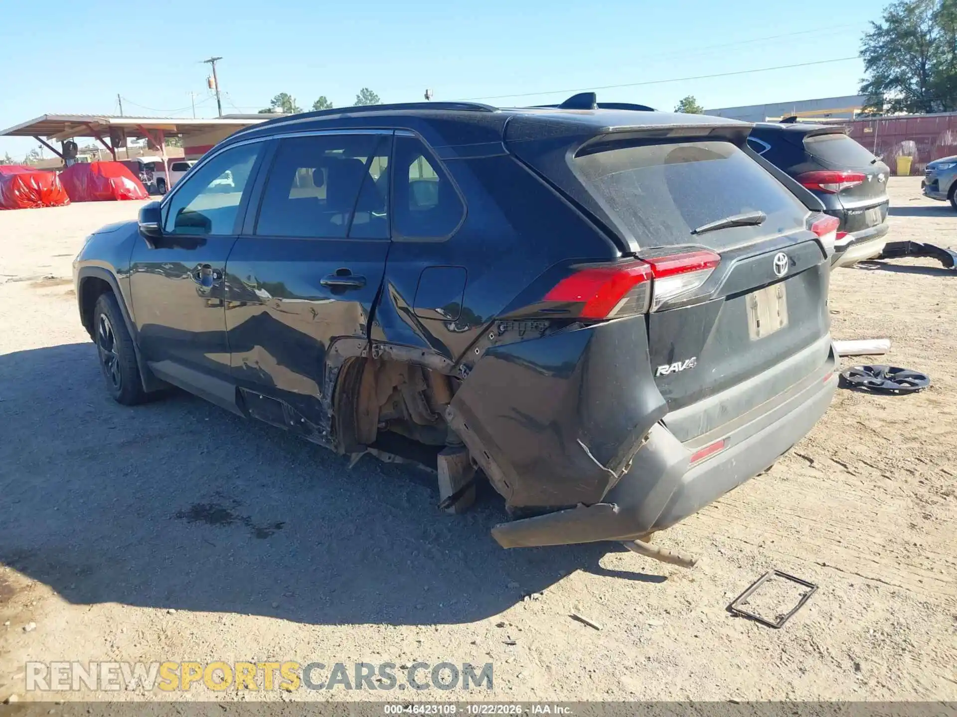 3 fotografías del automóvil dañado 2T3K1RFV7MW177465 TOYOTA RAV4 2021