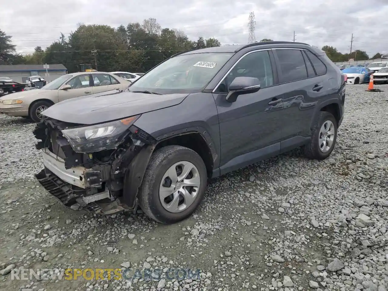 1 Photograph of a damaged car 2T3K1RFV8MC118989 TOYOTA RAV4 2021