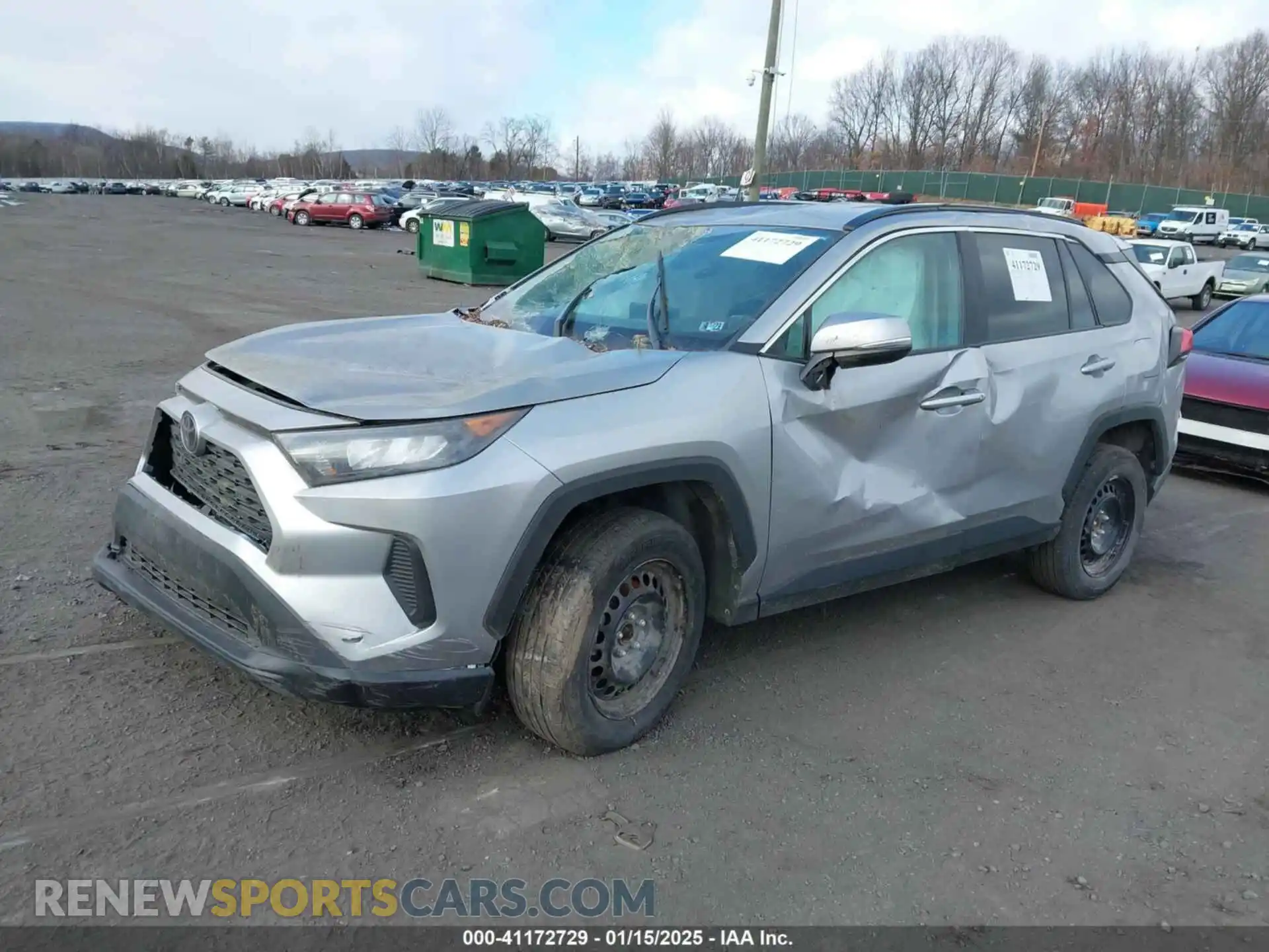 2 Фотография поврежденного автомобиля 2T3K1RFV8MC134724 TOYOTA RAV4 2021
