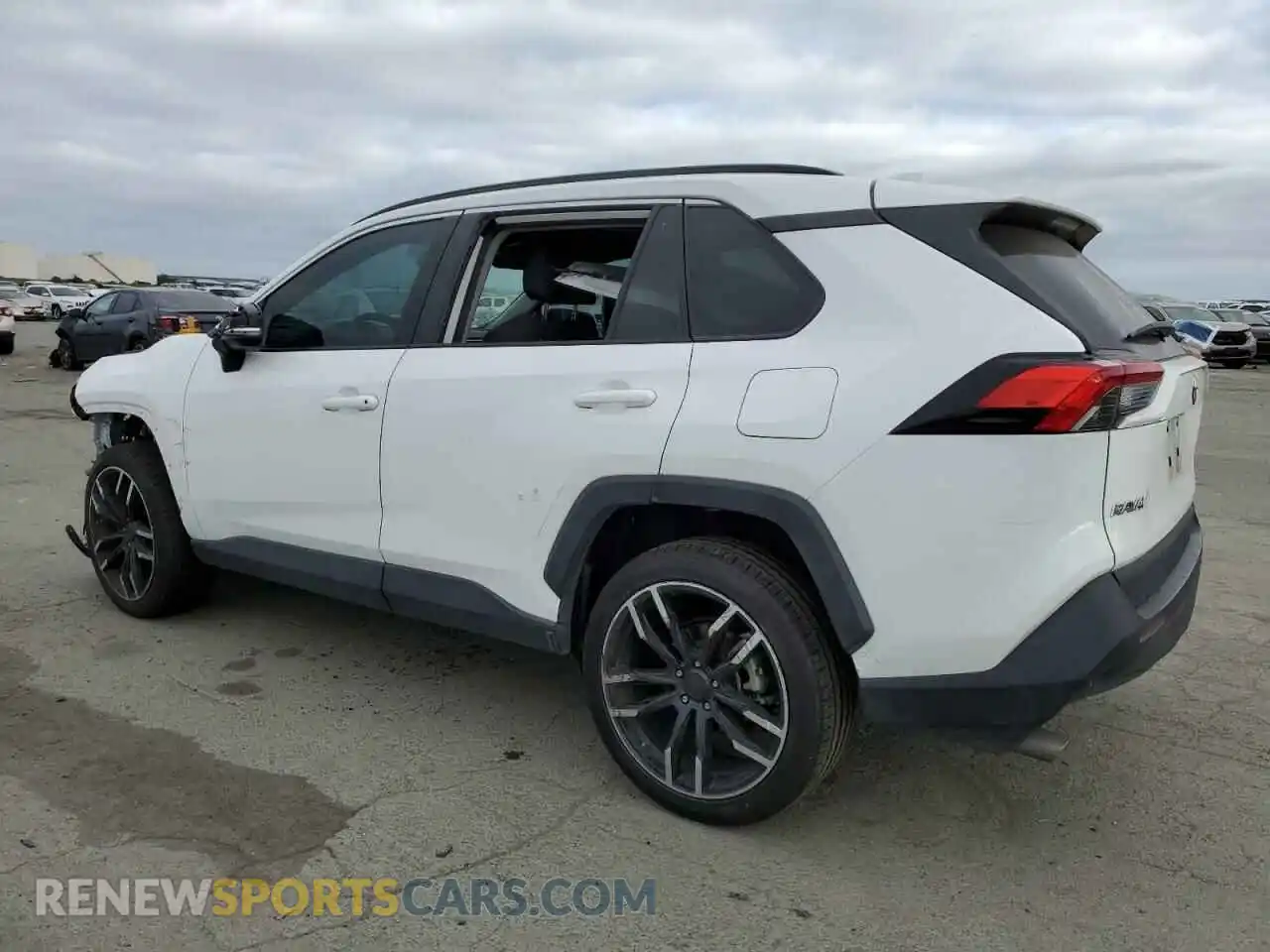 2 Photograph of a damaged car 2T3K1RFV8MW141607 TOYOTA RAV4 2021