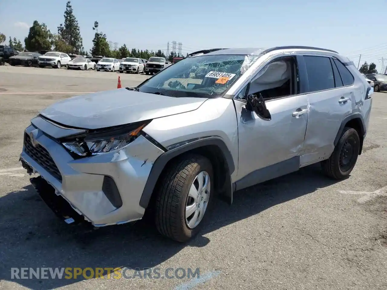 1 Photograph of a damaged car 2T3K1RFV9MC101005 TOYOTA RAV4 2021