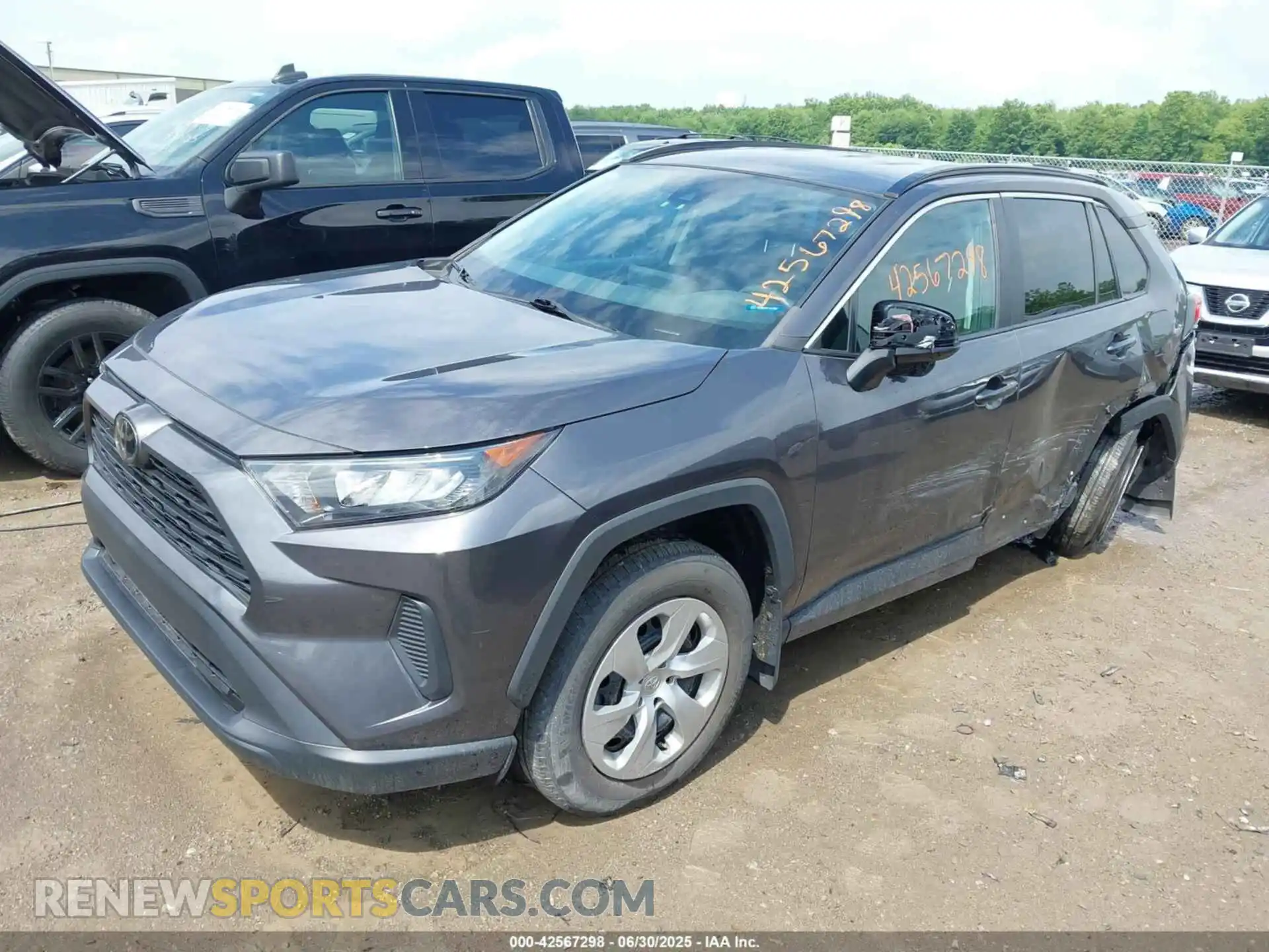 2 Photograph of a damaged car 2T3K1RFV9MW176558 TOYOTA RAV4 2021