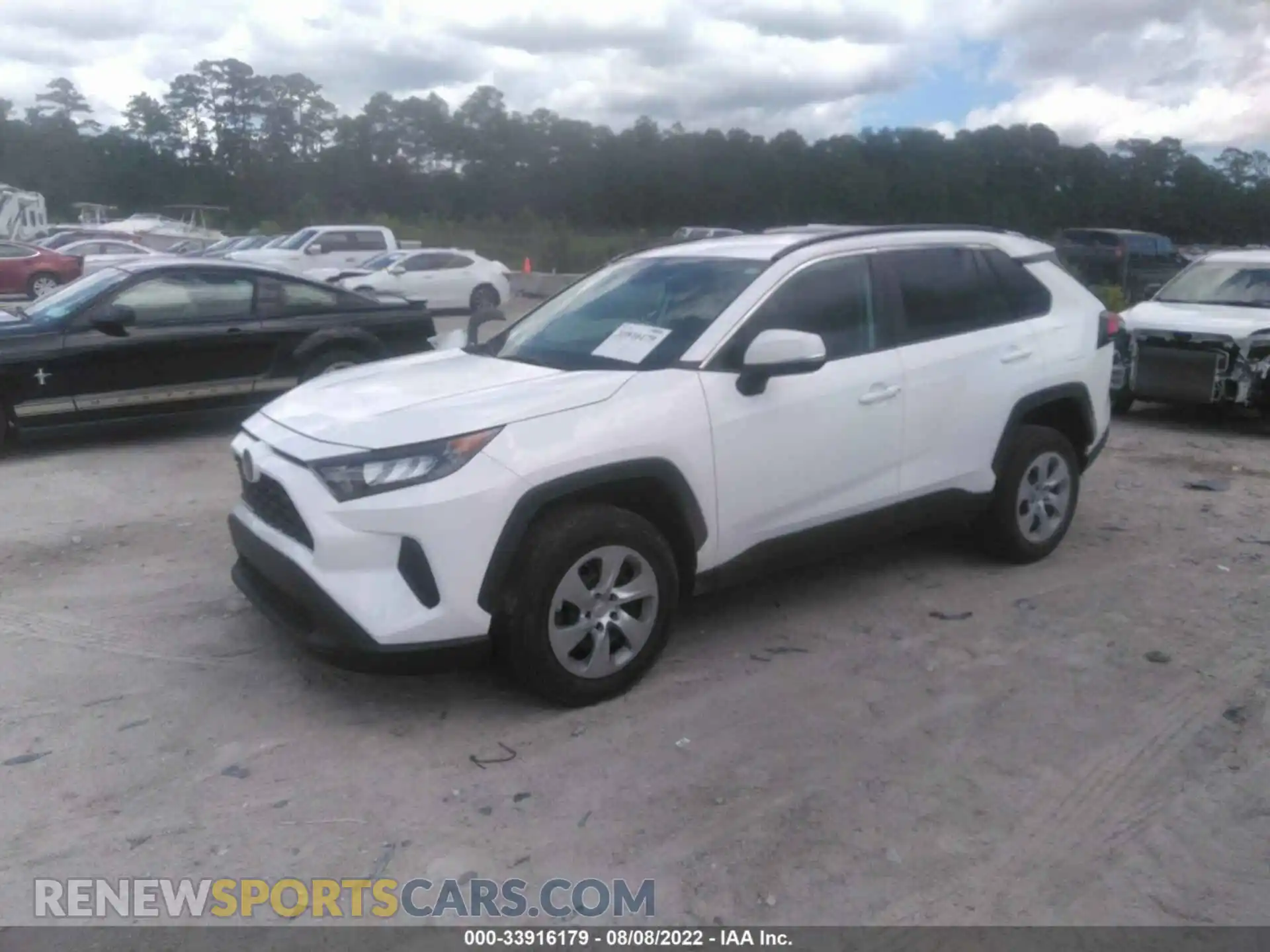 2 Photograph of a damaged car 2T3K1RFVXMC092654 TOYOTA RAV4 2021