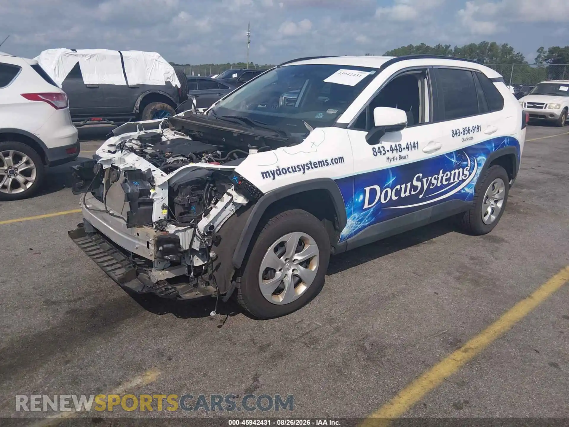 2 Фотография поврежденного автомобиля 2T3K1RFVXMC103216 TOYOTA RAV4 2021