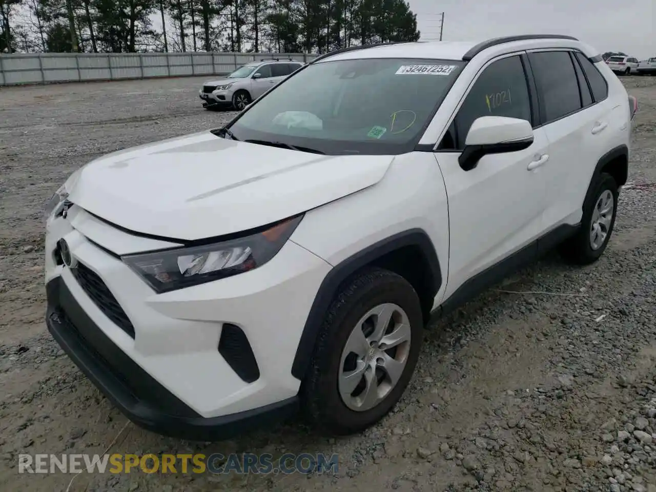2 fotografías del automóvil dañado 2T3K1RFVXMC116483 TOYOTA RAV4 2021
