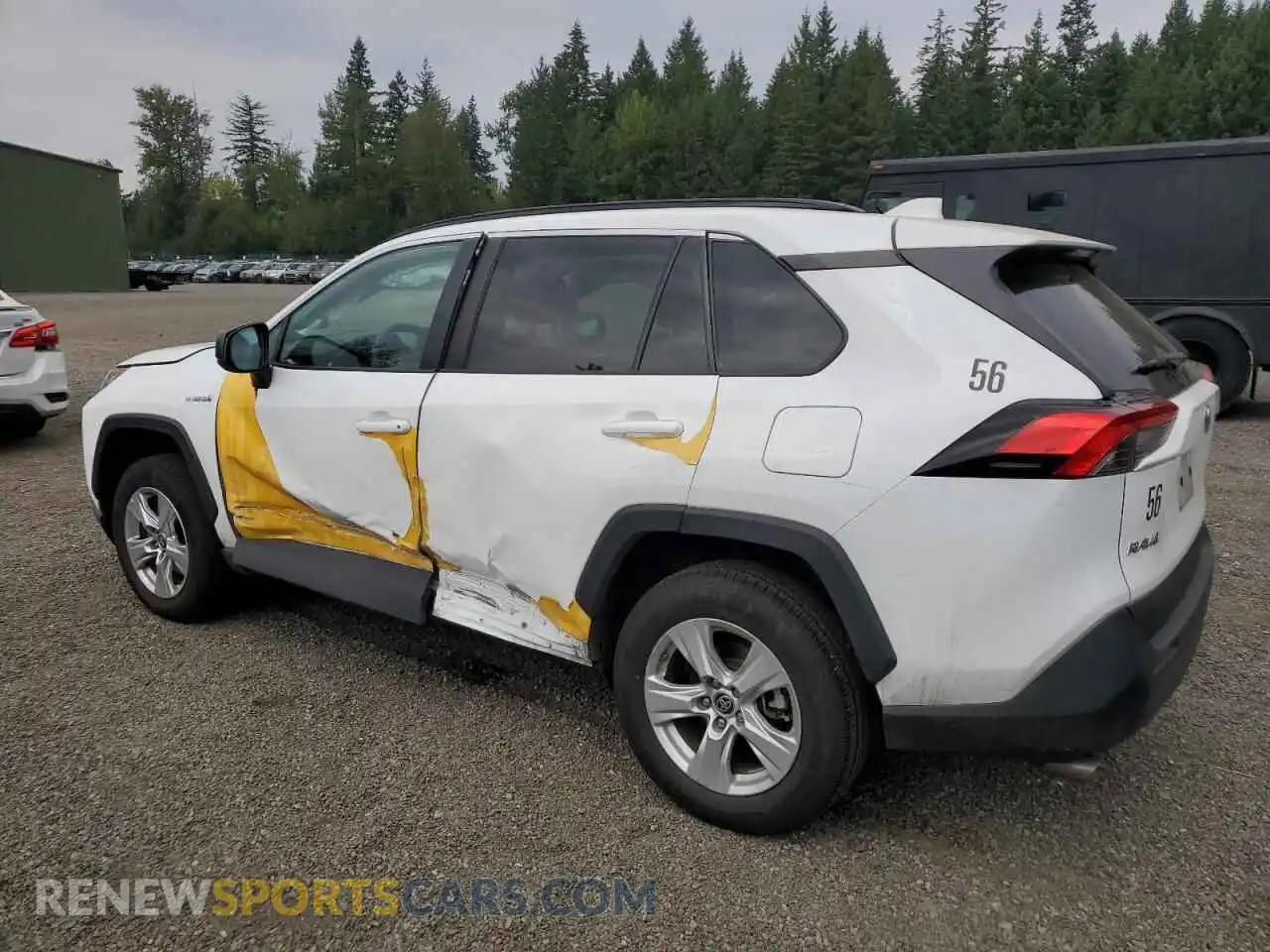 2 Photograph of a damaged car 2T3LWRFV2MW112061 TOYOTA RAV4 2021