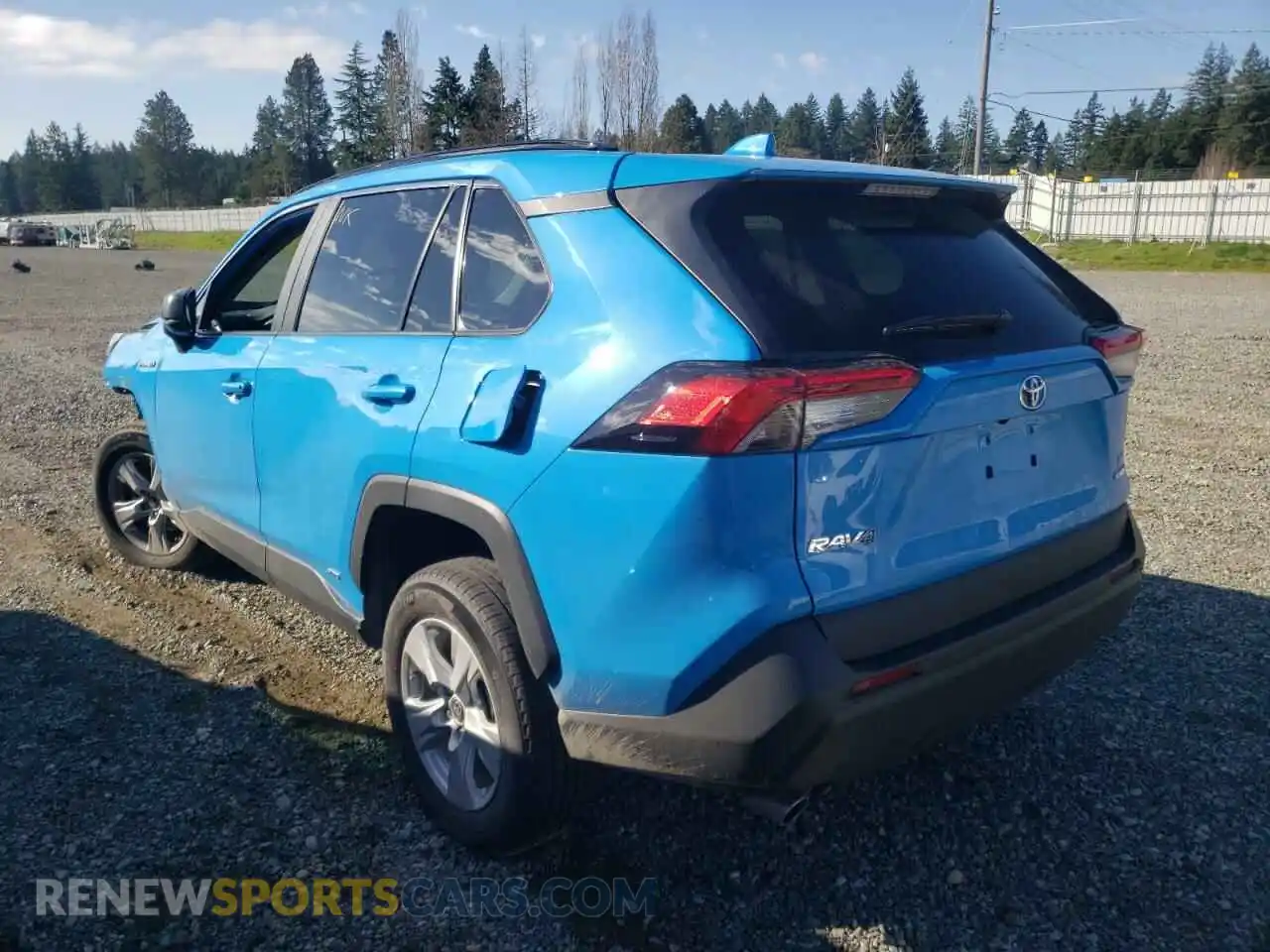 3 Photograph of a damaged car 2T3LWRFV7MW127624 TOYOTA RAV4 2021
