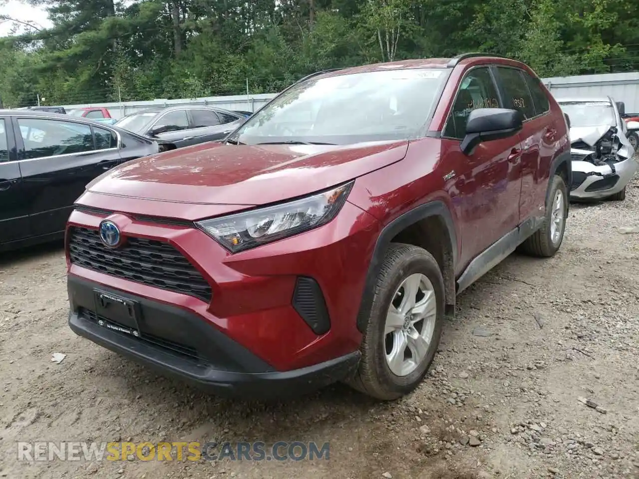 2 Photograph of a damaged car 2T3LWRFV8MW115692 TOYOTA RAV4 2021