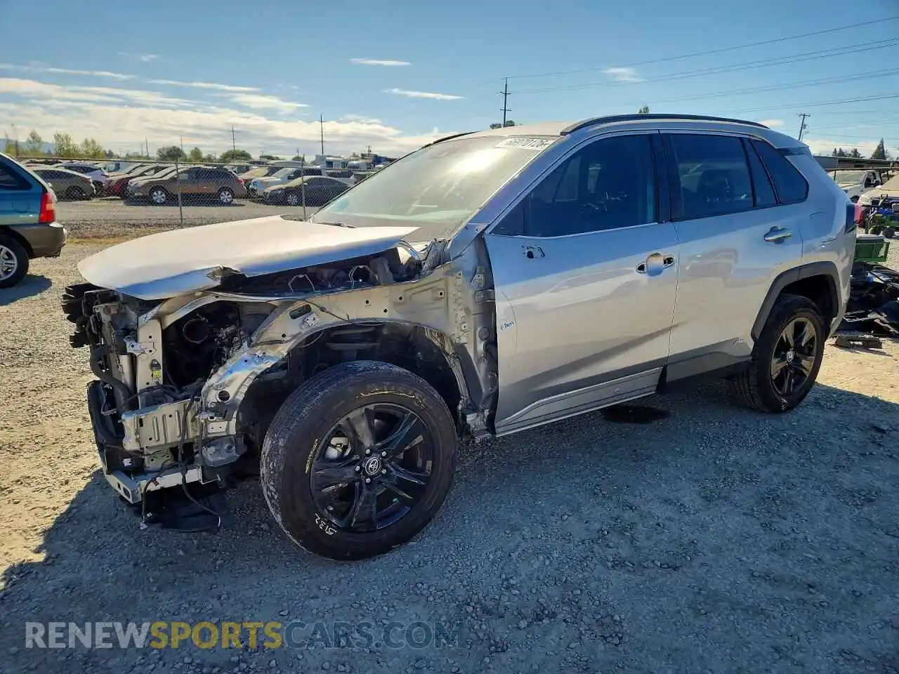 1 Photograph of a damaged car 2T3M6RFV2MW003796 TOYOTA RAV4 2021