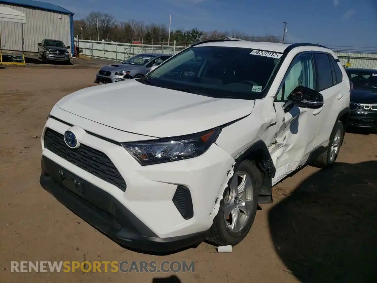 2 Photograph of a damaged car 2T3M6RFV7MW007584 TOYOTA RAV4 2021