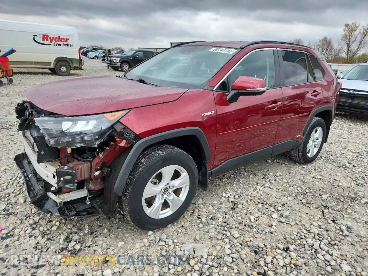 1 Photograph of a damaged car 2T3MWRFV8MW120489 TOYOTA RAV4 2021