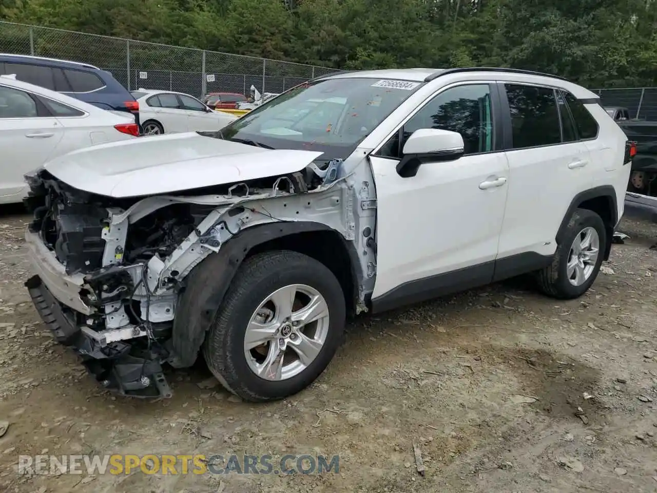 1 Photograph of a damaged car 2T3MWRFVXMW121885 TOYOTA RAV4 2021