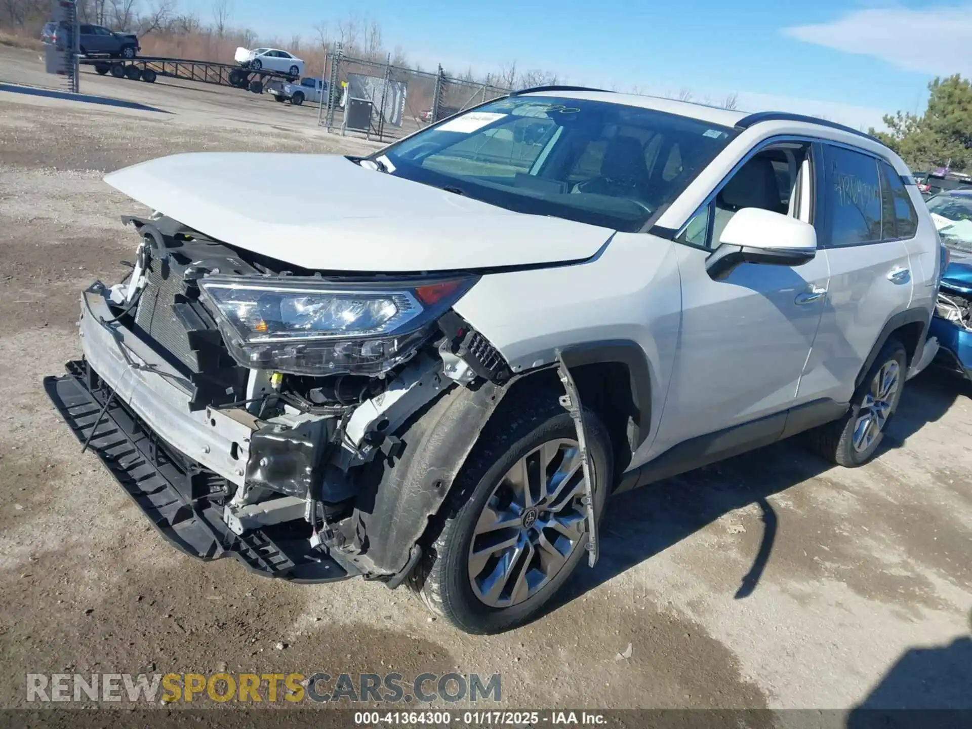 2 Photograph of a damaged car 2T3N1RFV1MW245949 TOYOTA RAV4 2021