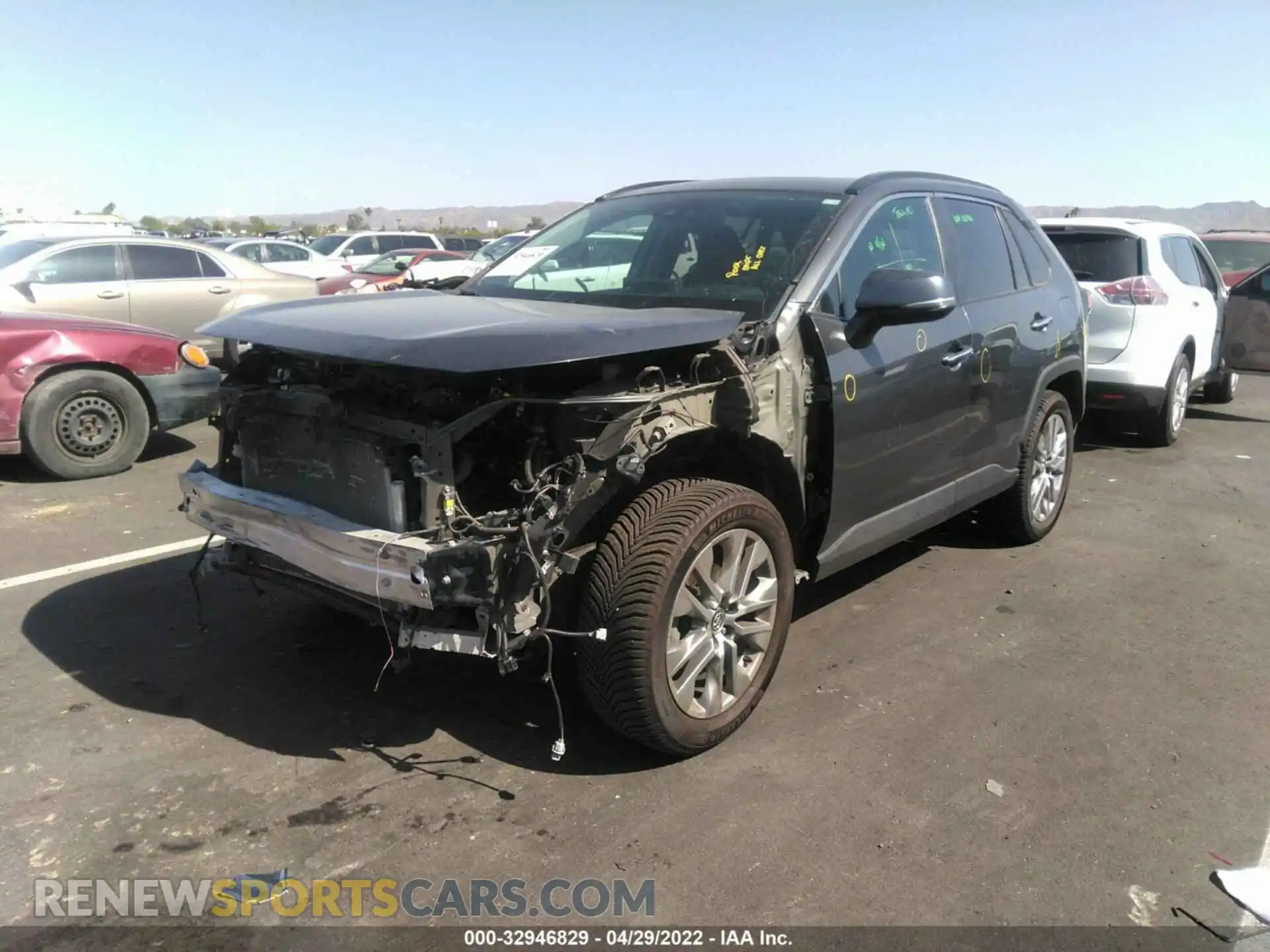 2 Photograph of a damaged car 2T3N1RFV2MC142895 TOYOTA RAV4 2021