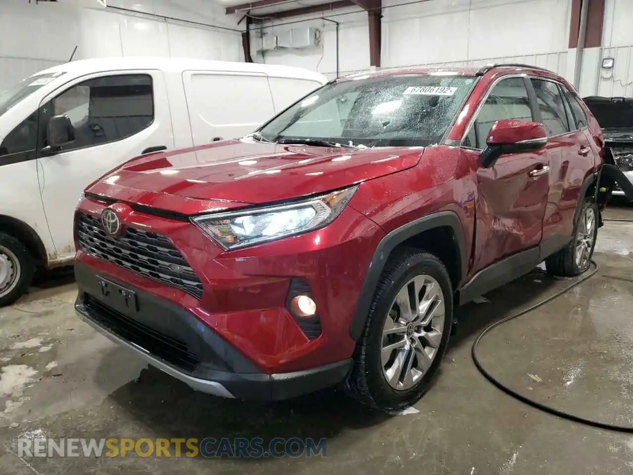 1 Photograph of a damaged car 2T3N1RFV2MW226861 TOYOTA RAV4 2021