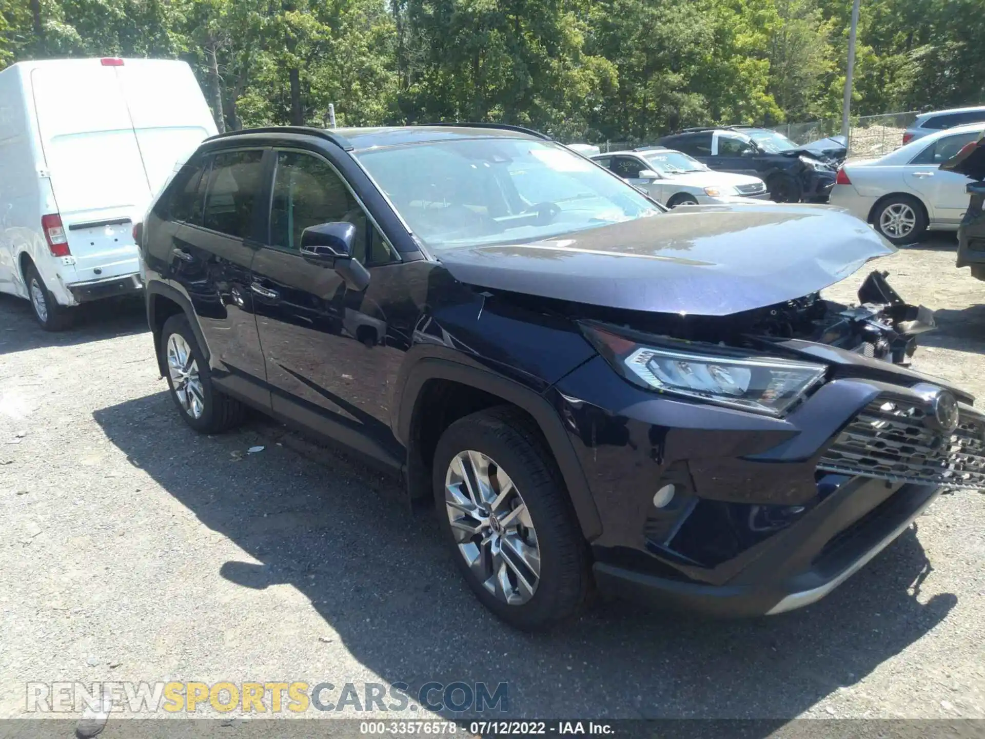 1 Photograph of a damaged car 2T3N1RFV4MW188971 TOYOTA RAV4 2021