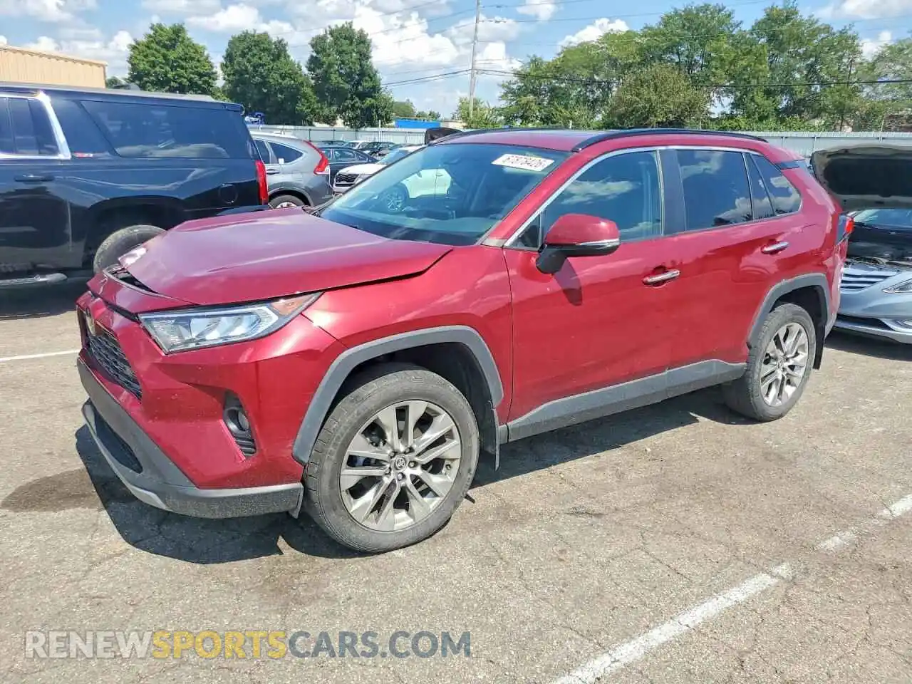 1 Фотография поврежденного автомобиля 2T3N1RFV7MW234096 TOYOTA RAV4 2021