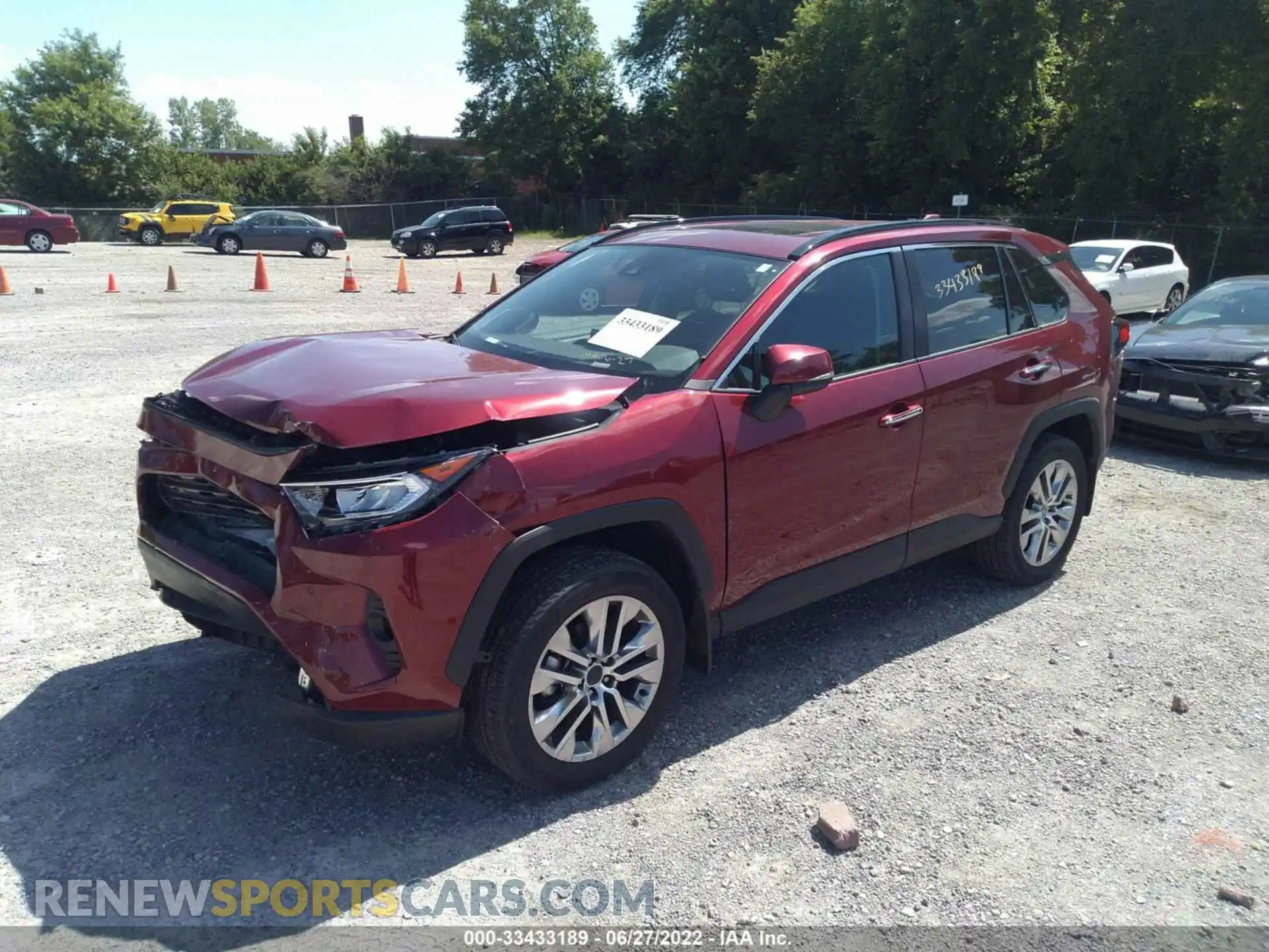 2 Photograph of a damaged car 2T3N1RFV9MW191431 TOYOTA RAV4 2021