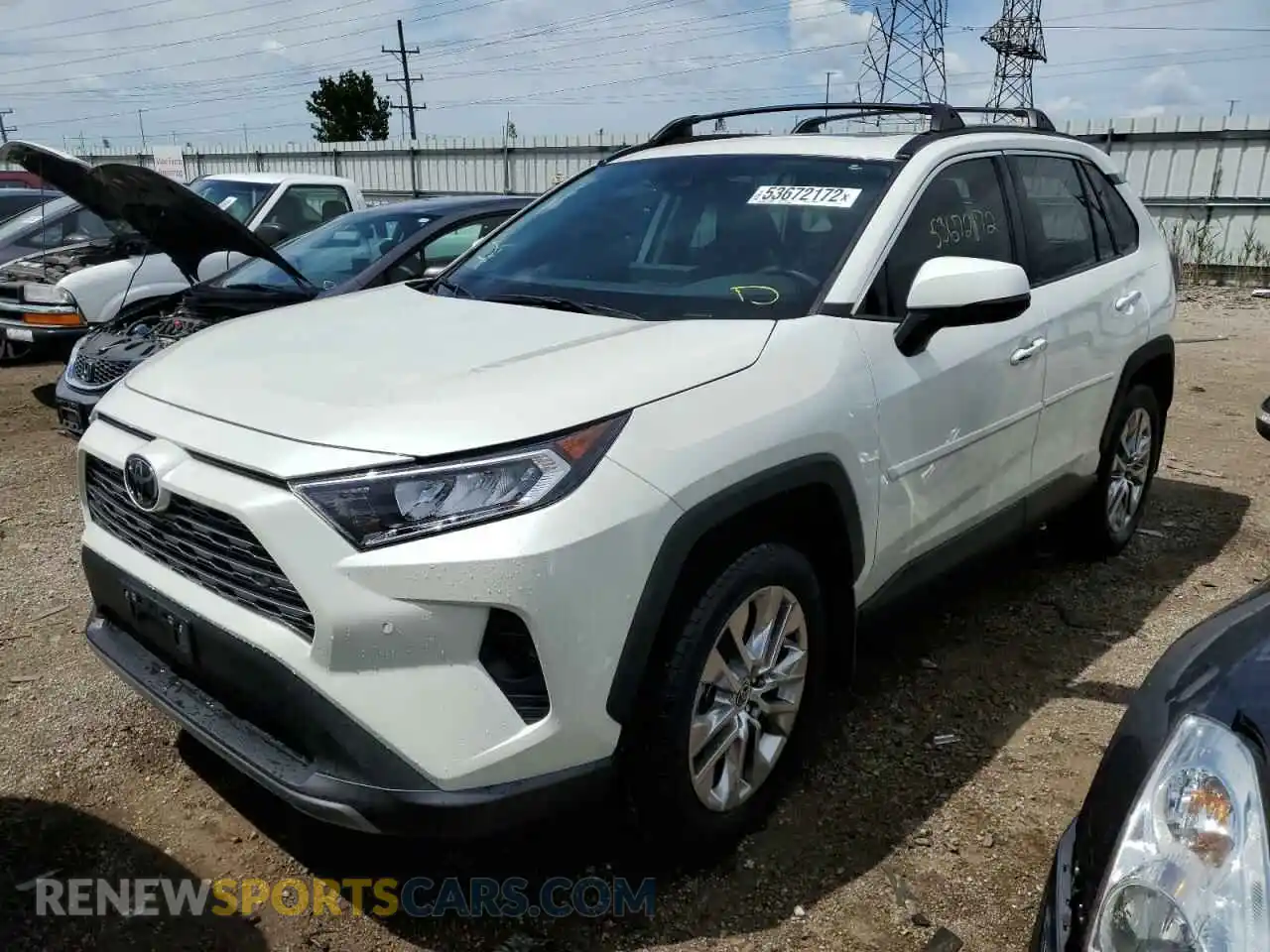 2 Photograph of a damaged car 2T3N1RFV9MW222662 TOYOTA RAV4 2021