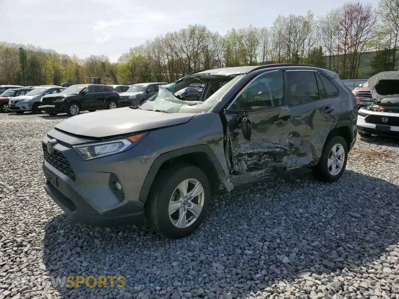 1 Photograph of a damaged car 2T3P1RFV0MC226772 TOYOTA RAV4 2021