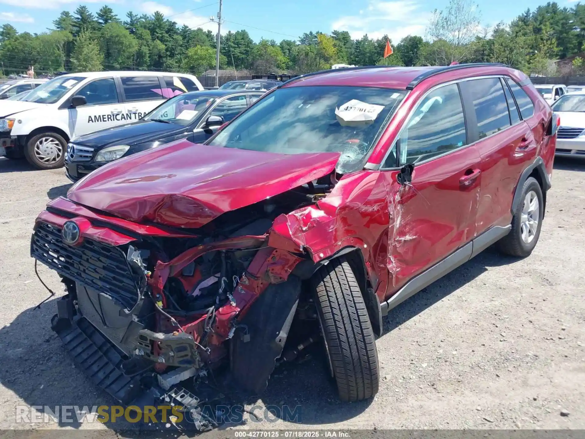 2 Photograph of a damaged car 2T3P1RFV0MW164031 TOYOTA RAV4 2021