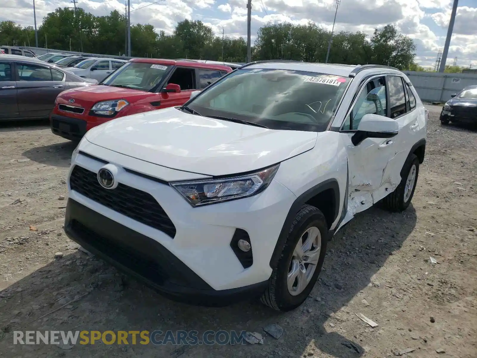 2 Photograph of a damaged car 2T3P1RFV0MW177541 TOYOTA RAV4 2021