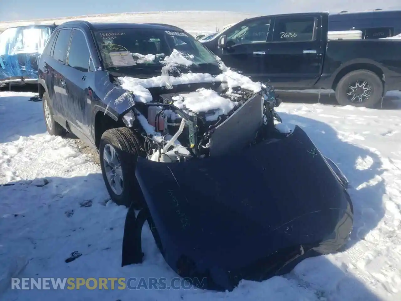 1 Photograph of a damaged car 2T3P1RFV0MW200154 TOYOTA RAV4 2021