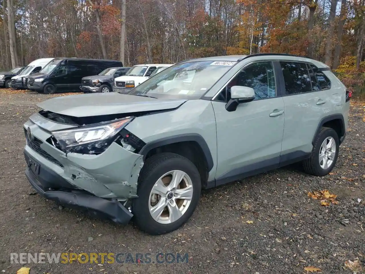 1 Photograph of a damaged car 2T3P1RFV0MW202065 TOYOTA RAV4 2021