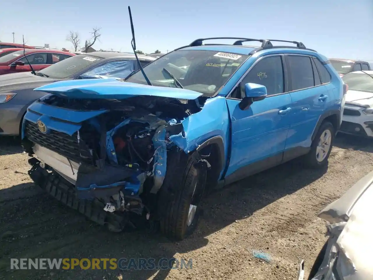 2 Photograph of a damaged car 2T3P1RFV0MW238564 TOYOTA RAV4 2021