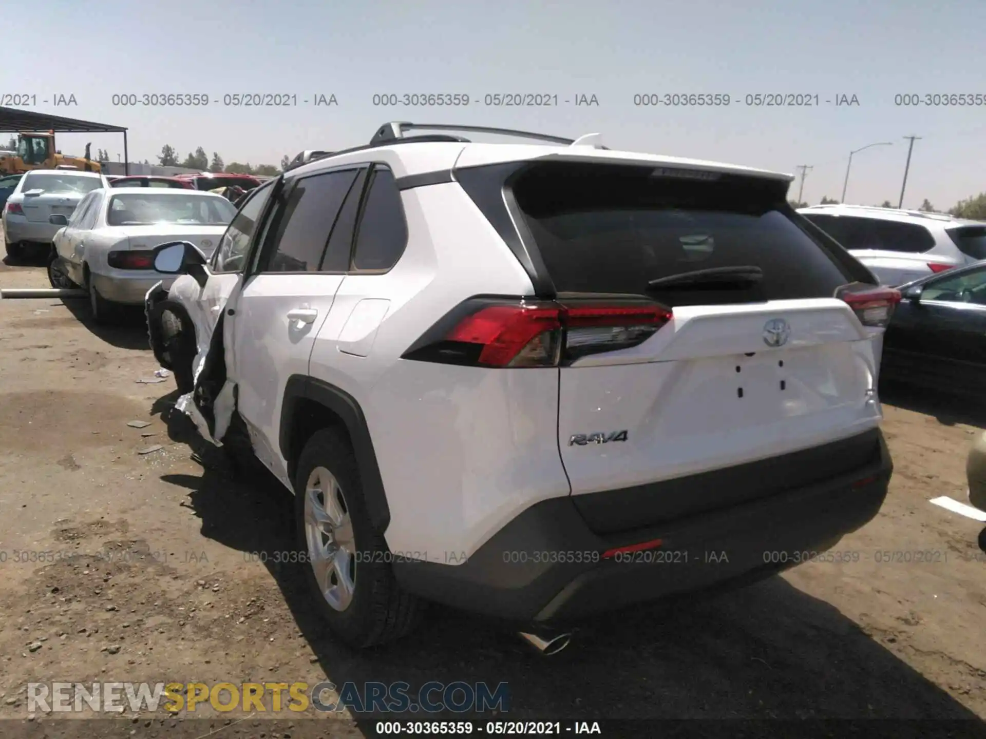 3 Photograph of a damaged car 2T3P1RFV1MC208216 TOYOTA RAV4 2021