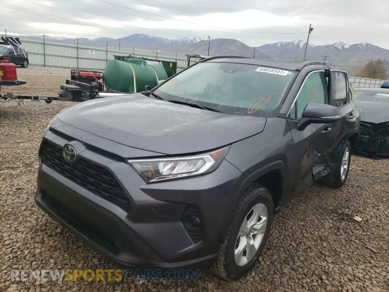 2 Photograph of a damaged car 2T3P1RFV1MC215828 TOYOTA RAV4 2021