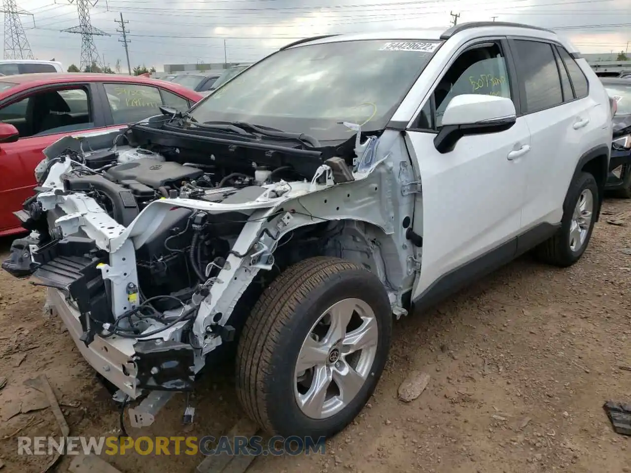 2 Photograph of a damaged car 2T3P1RFV1MC231737 TOYOTA RAV4 2021