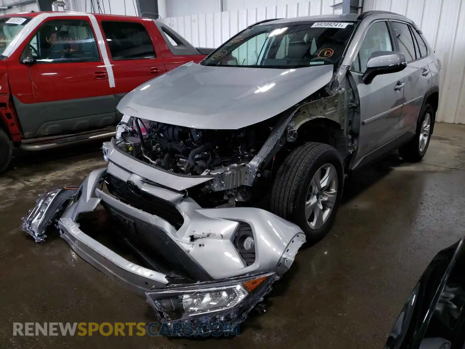 2 Photograph of a damaged car 2T3P1RFV1MW144676 TOYOTA RAV4 2021