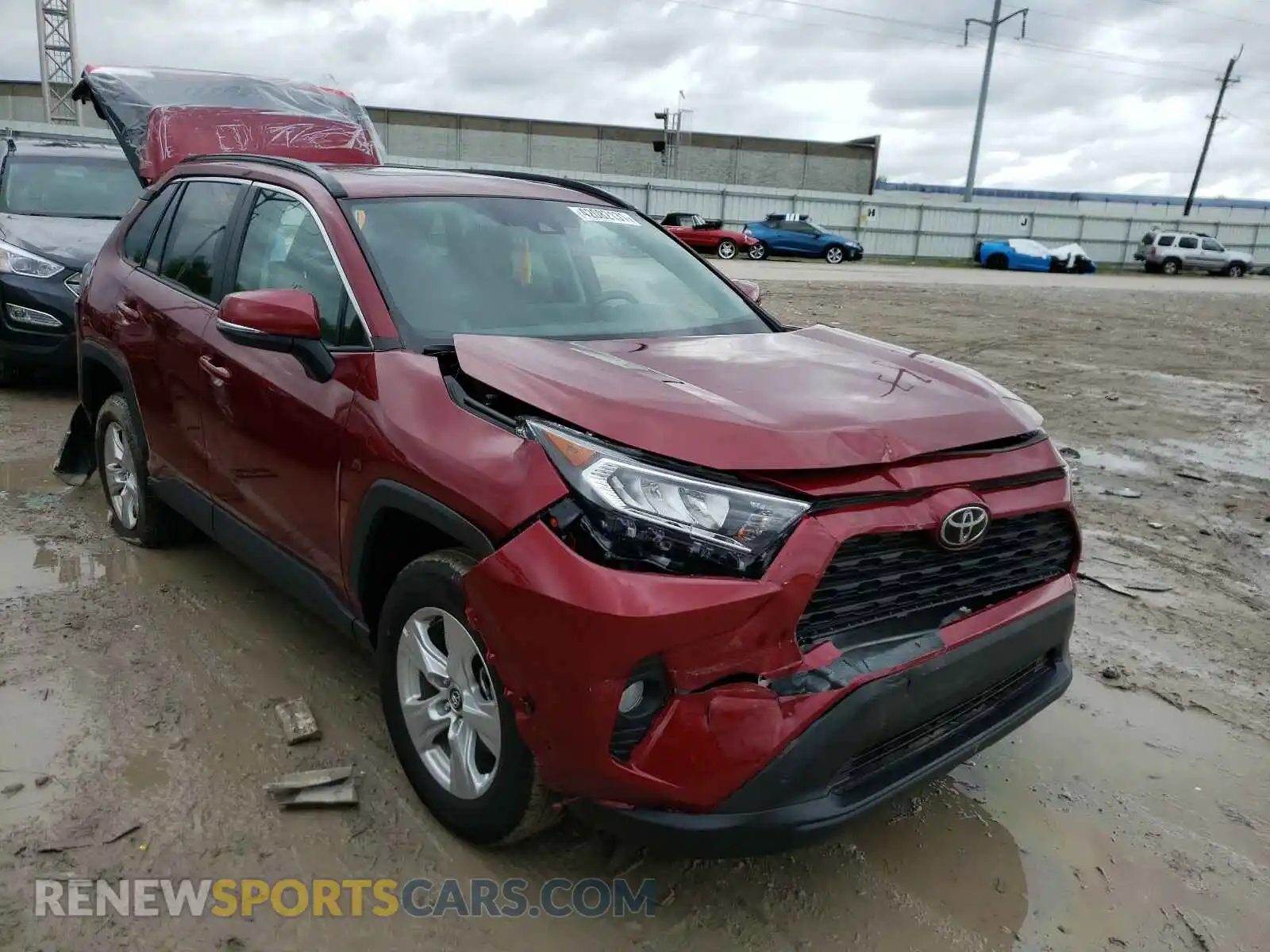 1 Photograph of a damaged car 2T3P1RFV1MW154429 TOYOTA RAV4 2021