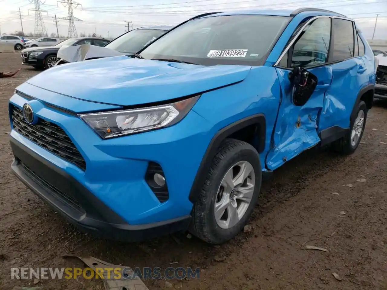 1 Photograph of a damaged car 2T3P1RFV1MW203113 TOYOTA RAV4 2021