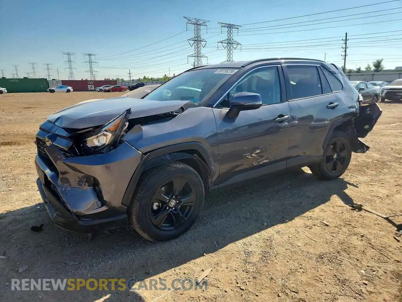 1 Photograph of a damaged car 2T3P1RFV1MW207467 TOYOTA RAV4 2021