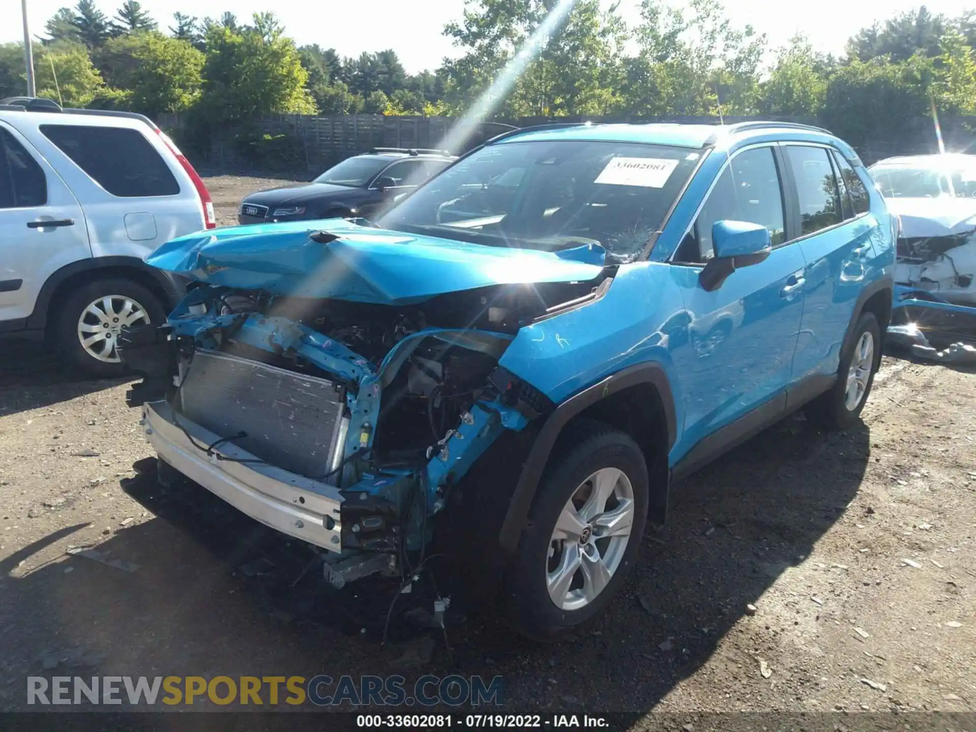 2 Photograph of a damaged car 2T3P1RFV1MW210398 TOYOTA RAV4 2021