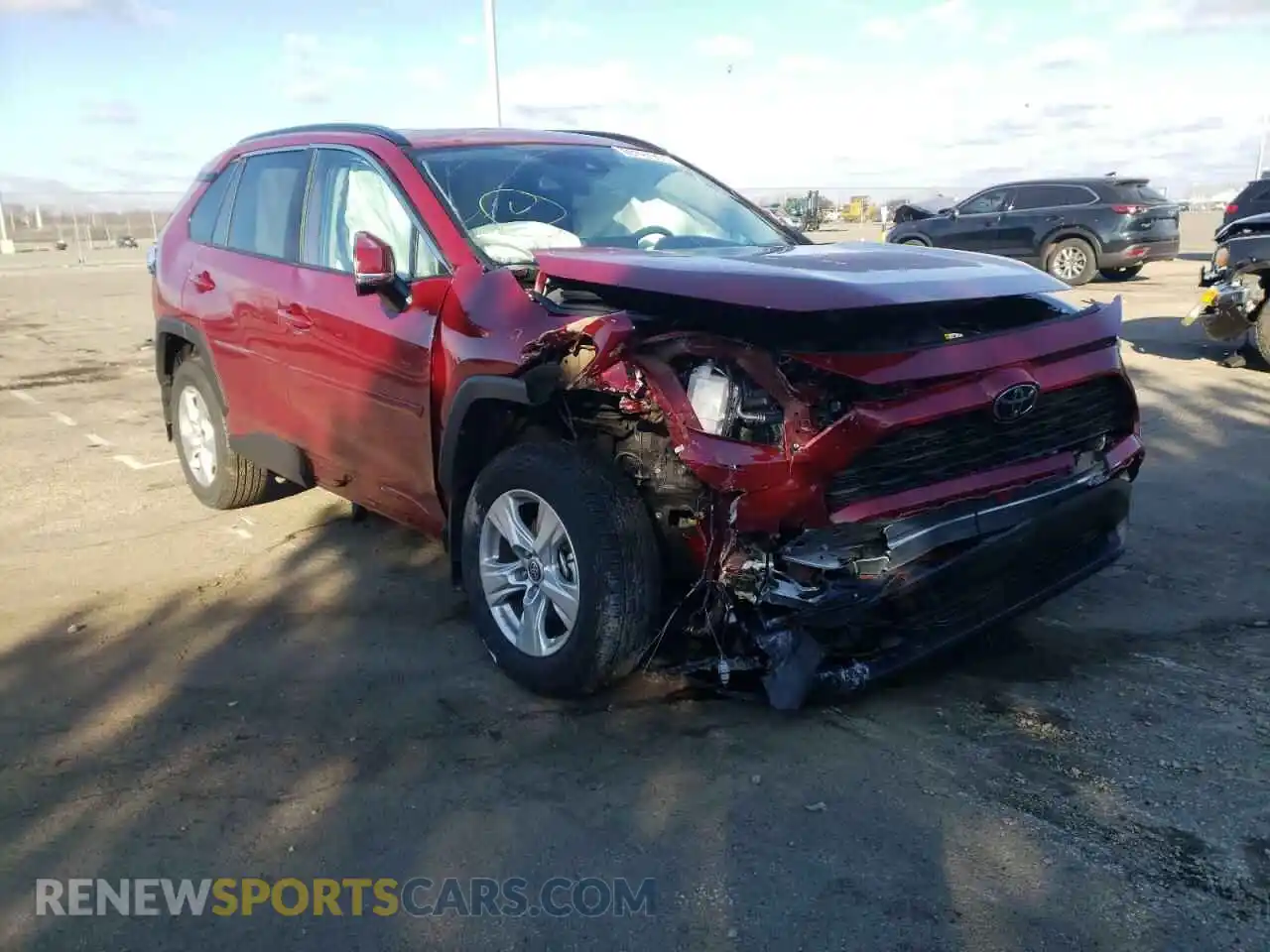 1 Photograph of a damaged car 2T3P1RFV1MW219473 TOYOTA RAV4 2021