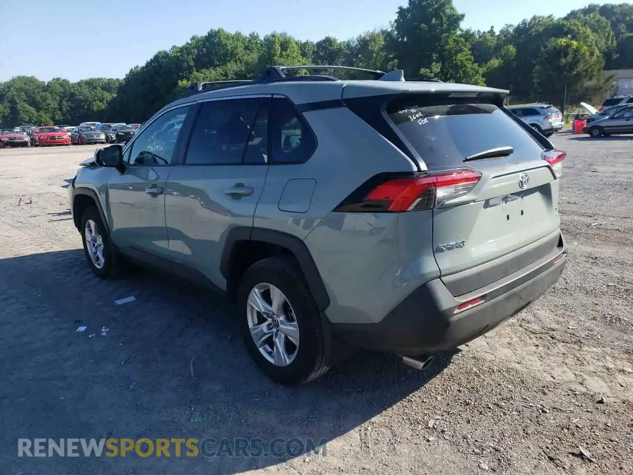 3 Photograph of a damaged car 2T3P1RFV1MW223328 TOYOTA RAV4 2021