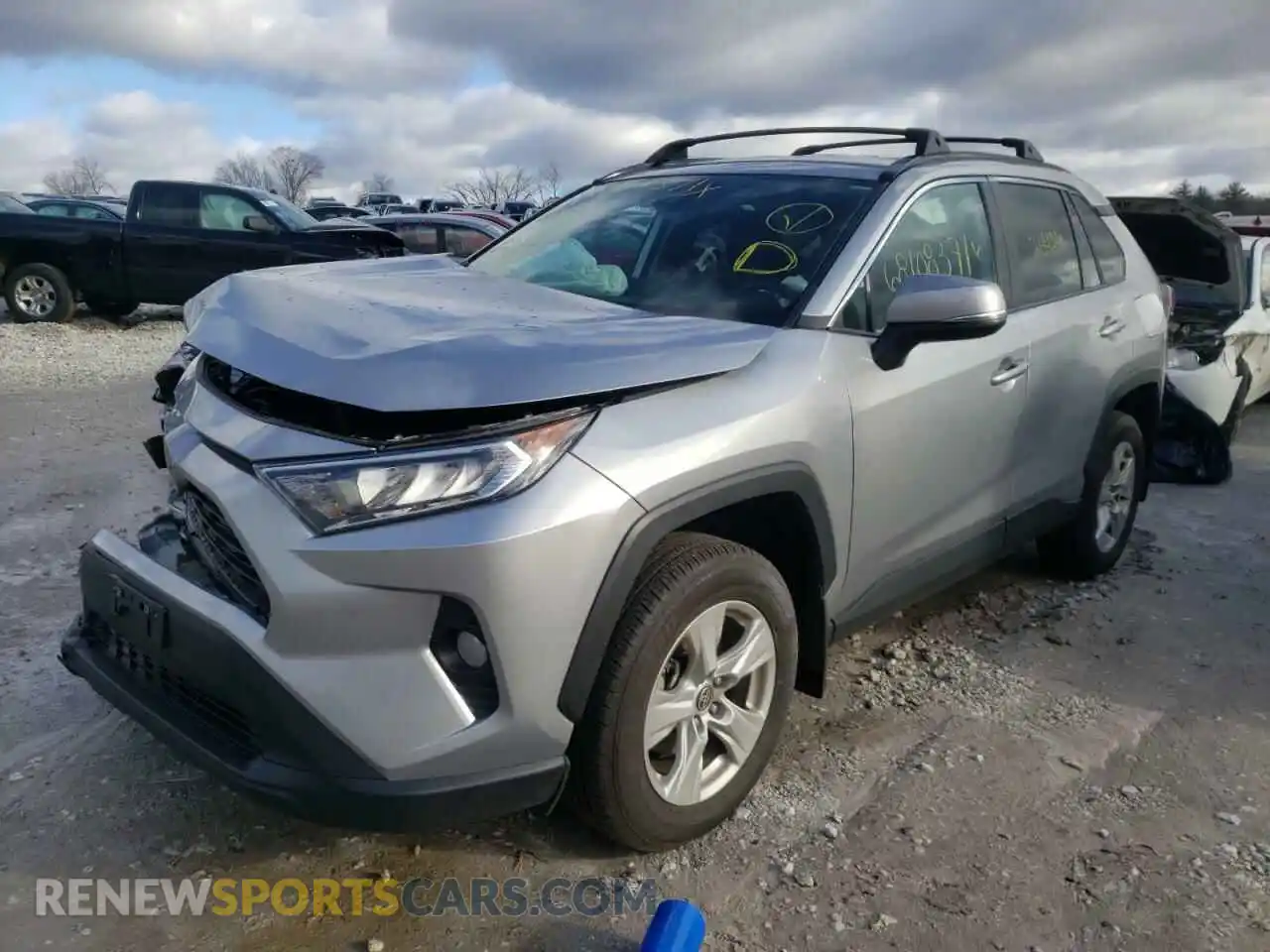 2 fotografías del automóvil dañado 2T3P1RFV2MC178658 TOYOTA RAV4 2021