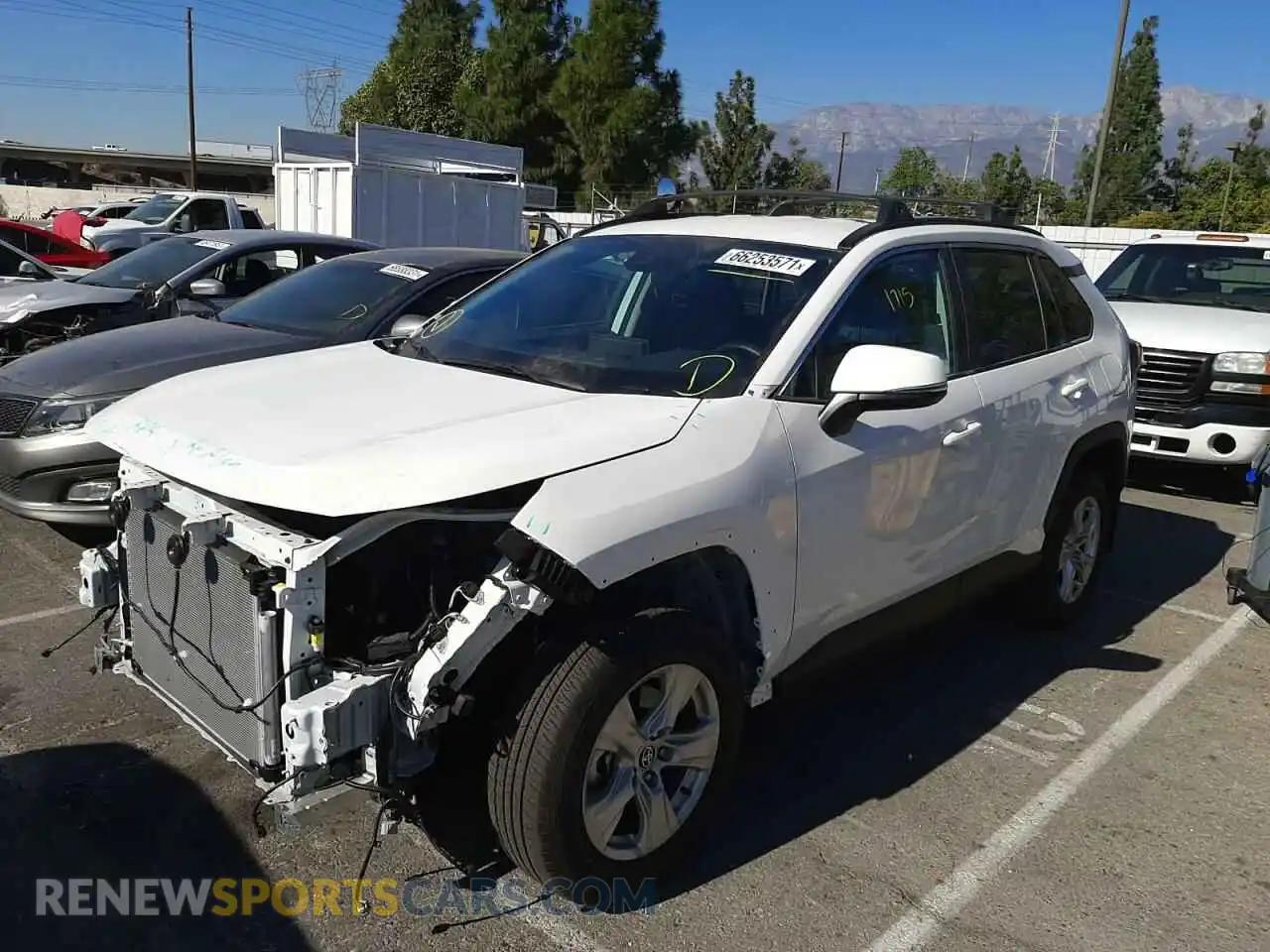 2 Фотография поврежденного автомобиля 2T3P1RFV2MC219726 TOYOTA RAV4 2021