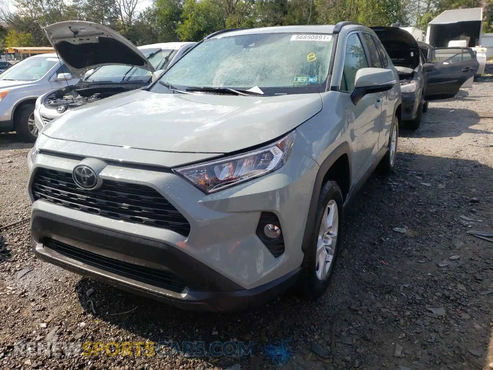 2 Фотография поврежденного автомобиля 2T3P1RFV2MW181137 TOYOTA RAV4 2021