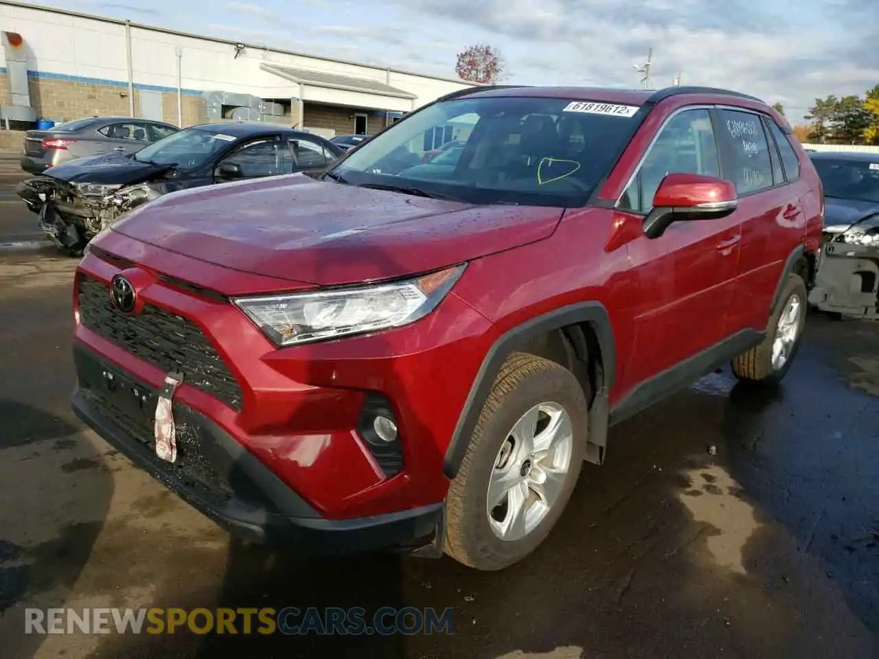 2 fotografías del automóvil dañado 2T3P1RFV2MW238825 TOYOTA RAV4 2021