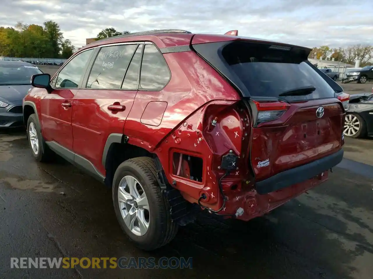 3 fotografías del automóvil dañado 2T3P1RFV2MW238825 TOYOTA RAV4 2021