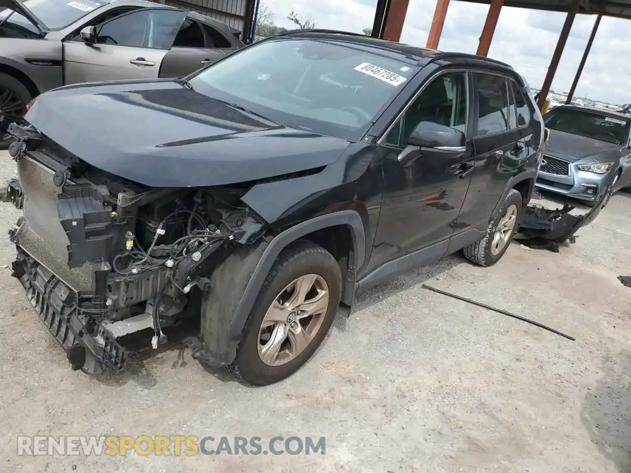 1 Photograph of a damaged car 2T3P1RFV3MC165725 TOYOTA RAV4 2021